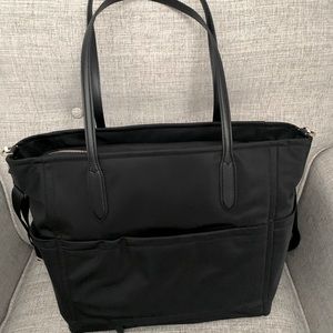 Black Kate Spade diaper bag